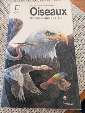 French Language National Geographic North American Bird Book